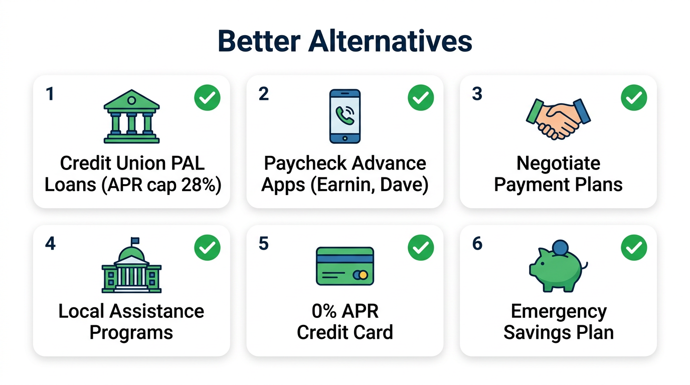 Better alternatives to payday and personal loans
